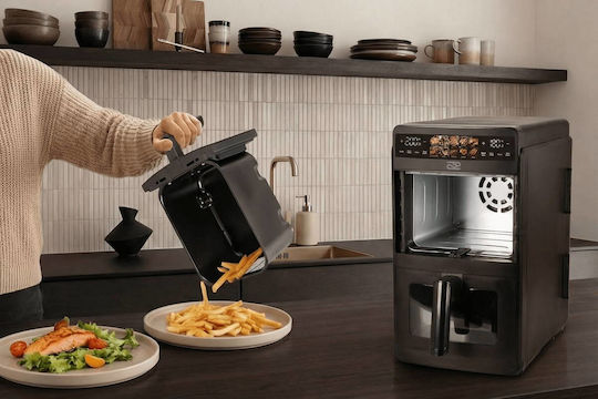 Promis Air Fryer with Double Removable Container 10l Black FRP1560