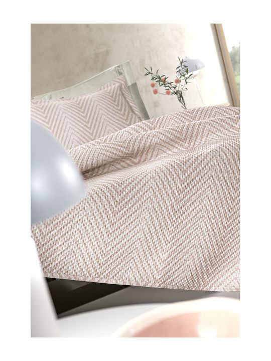 Guy Laroche Vera Tagesdecken Halbdoppel aus Polyester Natur 180x240cm 2Stücke