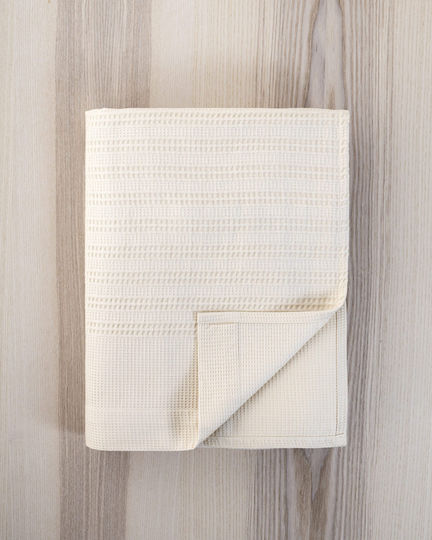 Nima Κουβέρτα Πικέ Μονή 160x240εκ. Sand Beige