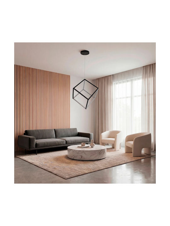 kelvo Kiboo White LED Ceiling Light with Warm to Cool White Light 40x40x40cm