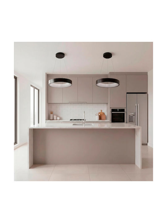 kelvo Salem Ceiling Light White LED With Warm To Cool White Light 45x45cm
