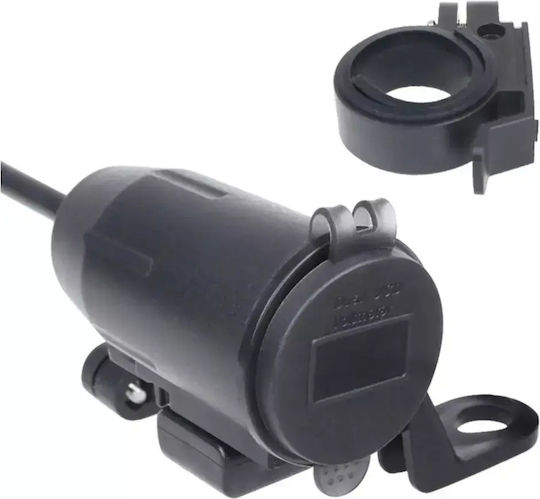 Wasserbeständiger Motorrad-Handy-Ladegerät mit Schnellladen mit USB-Anschlüsse 2x mit Voltometer