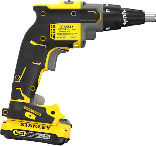 Stanley Șurubelniță Cu Baterie Fără Perii 18V 1x2Ah