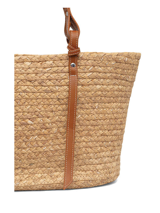 Assn Women's Shoulder Shopper Bag Beige