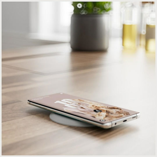 Zens Încărcător Wireless (Qi Pad) 15W Alb (Plug and Play)