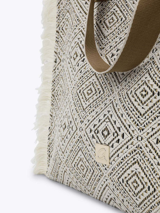 Axel Geantă De Plajă Din Material Textil Neagră