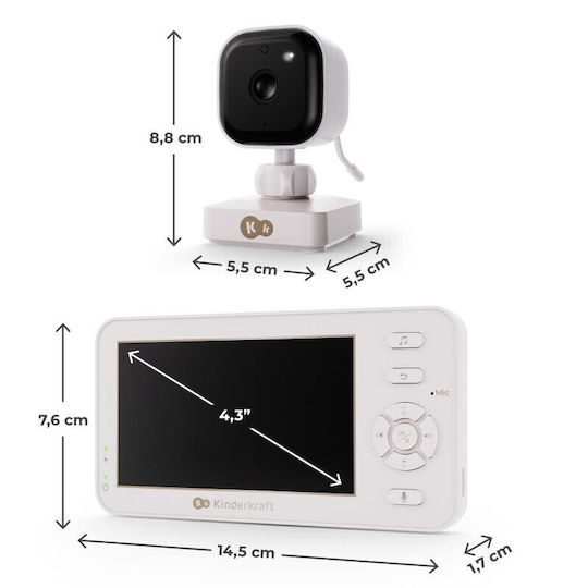 Kinderkraft Baby Monitor & Two-Way Audio