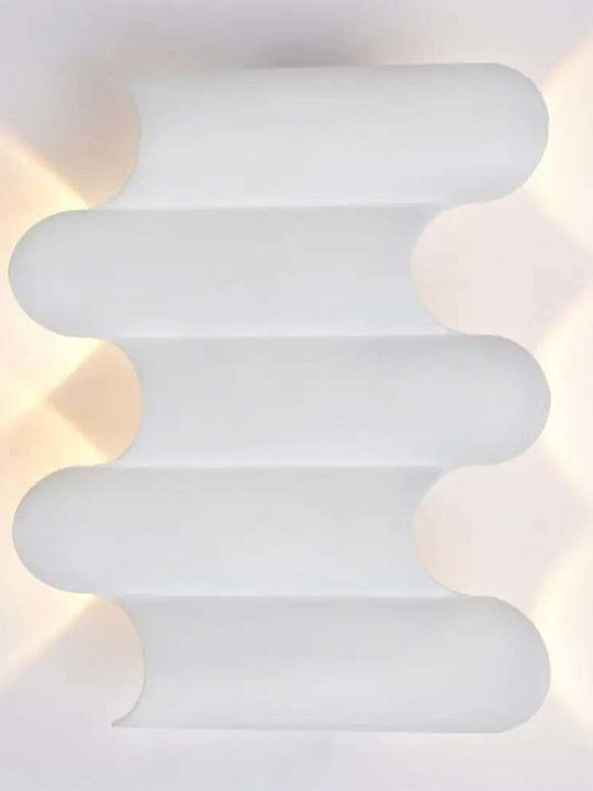 Lightex Wandmontierte Außenbeleuchtung Pulse Weiß