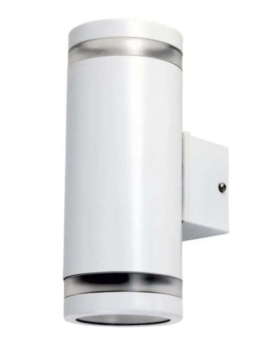 Facade Wandlampe Baldo 2xgu10 Weiße