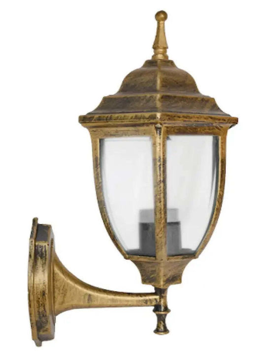 Lightex Wandmontierte Außenbeleuchtung Stadtlaterne Firence E27 Ip43 Up