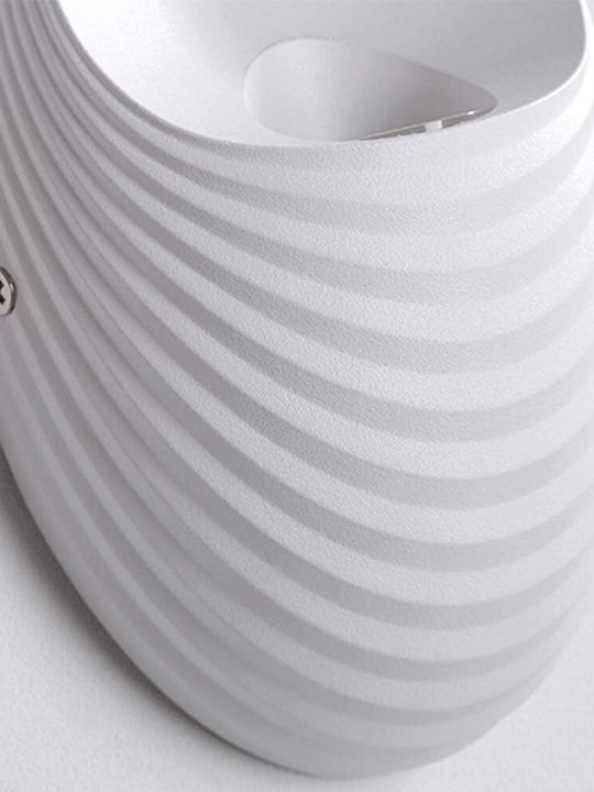 Wandmontierte Außenbeleuchtung Shell 5W 3000K Weiße