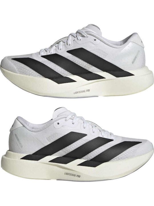 Adizero Αθλητικά Παιδικά Παπούτσια Running με Κορδόνια Λευκά