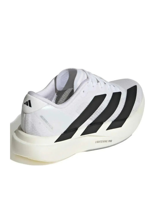 Adizero Αθλητικά Παιδικά Παπούτσια Running με Κορδόνια Λευκά