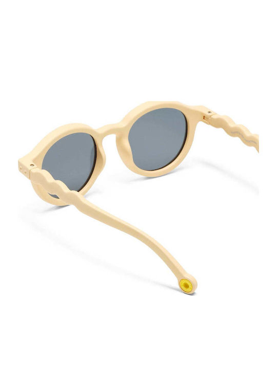 Olivio & Co Classic Oval Kids Sunglasses Beige
