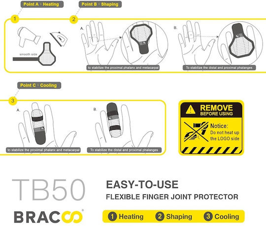 Bracoo Νάρθηκας Αέρος Δακτύλου BTB50BFN