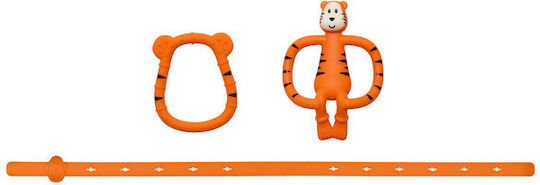 Matchstick Monkey Tiger Inel Dentar De Silicon Pentru 3 Luni+