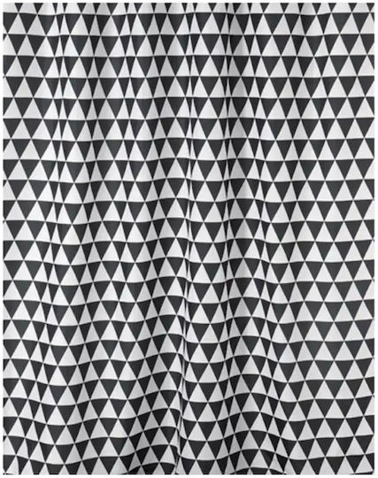 Bisk Stoff Duschvorhang 180x200cm
