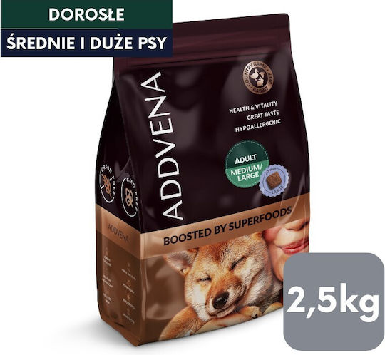 Dog Food 2.5kg Dry Dog Food Grain-Free for Adult Dogs of Medium & Large Breeds with Beef