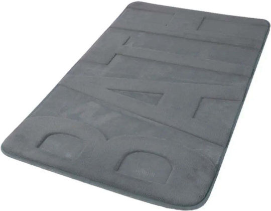 Inter Ceramic Πατάκι Μπάνιου Memory Foam Grey 50x70εκ. Inter Ceramic Πατάκι Μπάνιου Memory Foam Grey 50x70εκ.