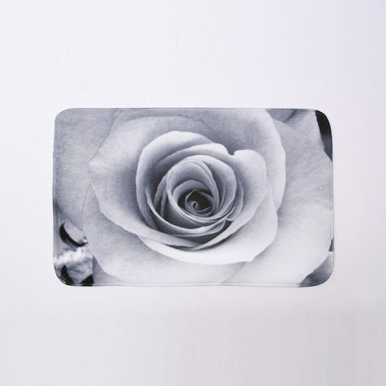 Inter Ceramic Πατάκι Μπάνιου Rose 45x70εκ.
