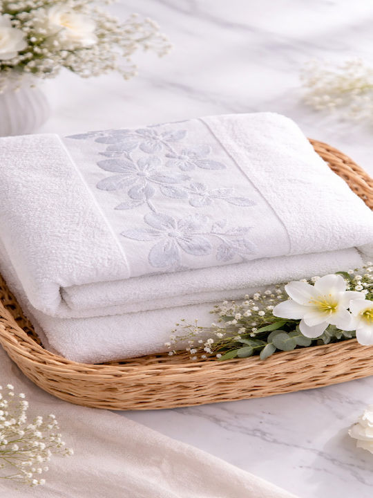 Kotonia Home Facecloth 50x90cm White Weight 420gsm