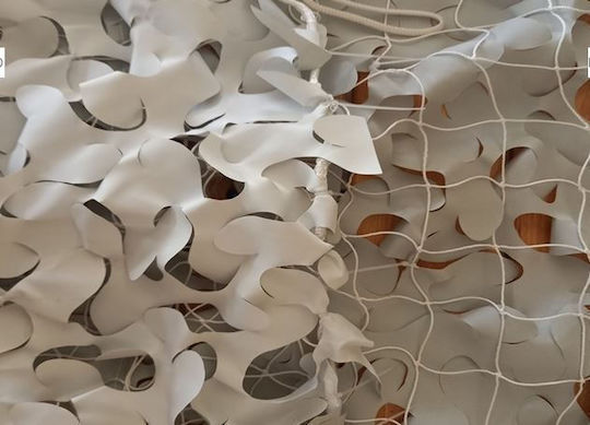 Woodware Camouflage Net White with PU Coating 160gr/m²