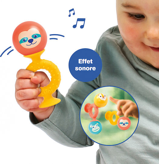 Ludi Animal Toy Made of Silicone with Sounds for 10+ Months