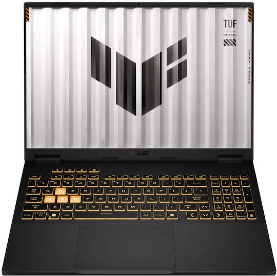 Asus TUF Gaming F16 FX608JPR-QT026 16" QHD+ 165Hz (i7-14650HX/16GB/1TB SSD/GeForce RTX 5070/Без операционна система) Jaeger Grey (Международна английска клавиатура)
