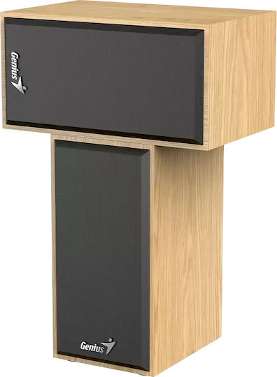 Genius SP-HF180 Компютърни Говорители 2.0 с Мощност 6W Борово Дърво