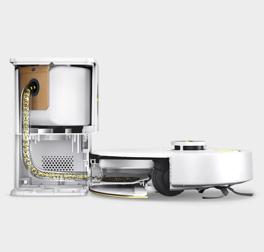 Karcher RVC 3 Comfort Robot Vacuum Cleaner with Laser Mapping and 15000Pa Suction Power White