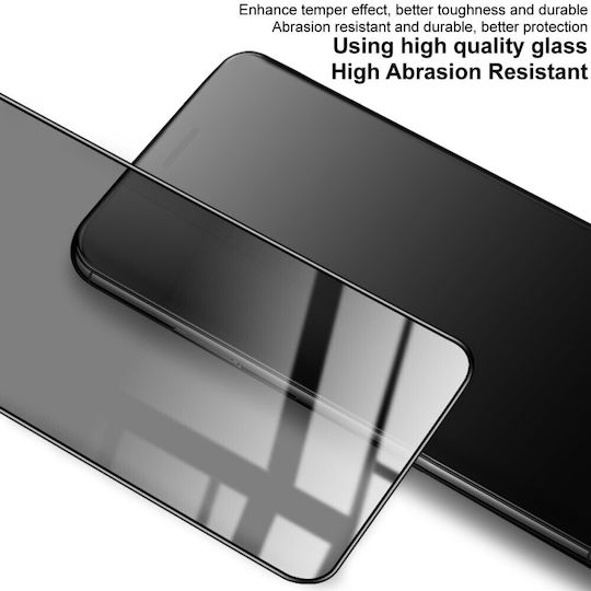 Google Pixel 10a 5g Imak Privacy Full Tempered Glass Screen Protector Black