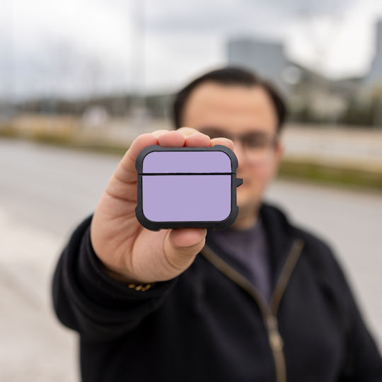 Sonique Colorbloc Series Silikonhülle in Lila Farbe für Apple AirPods Pro 3
