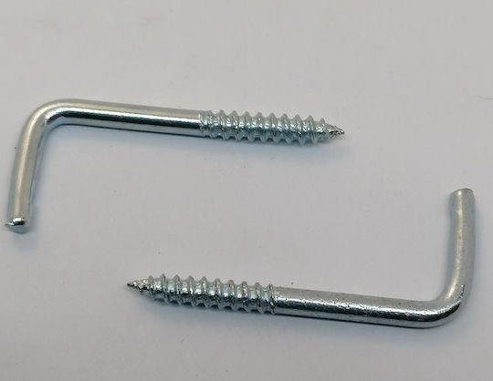 Bmontage Hook Screw with Diameter M4 and Length 4mm 4 Pieces