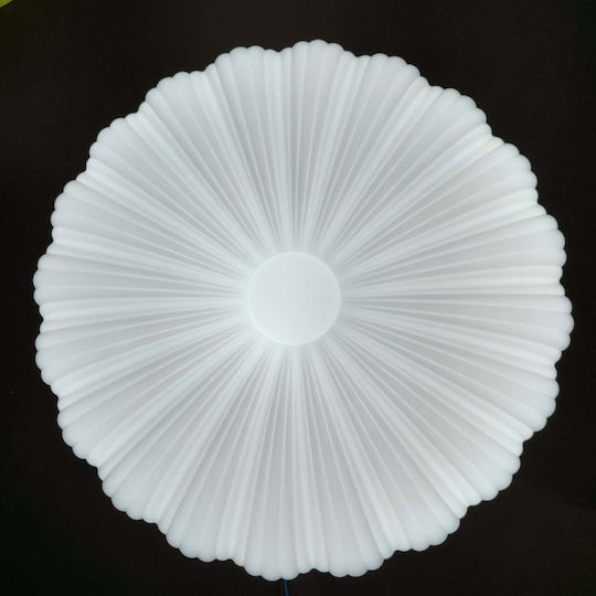Led Таванна Лампа Margareta 35 См 32w 3000k 4000k 6000k Бял Метал Акрил