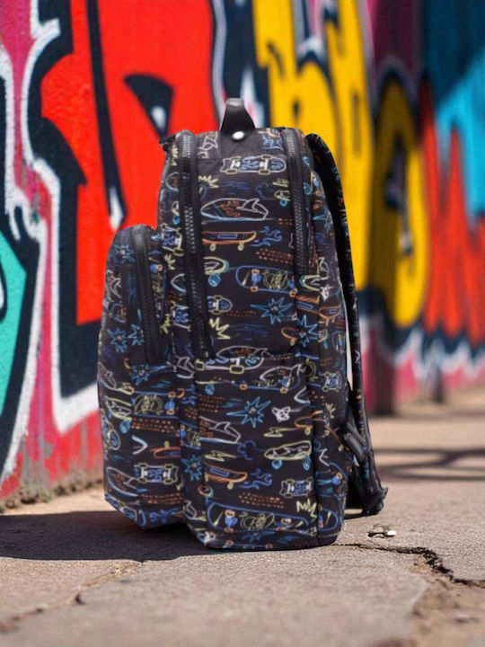 Kipling Seoul Τσάντα Πλάτης για Laptop 15" Πολύχρωμη