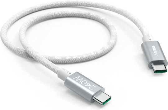 HAMA USB Typ-C Kabel 1,5 m Weiß