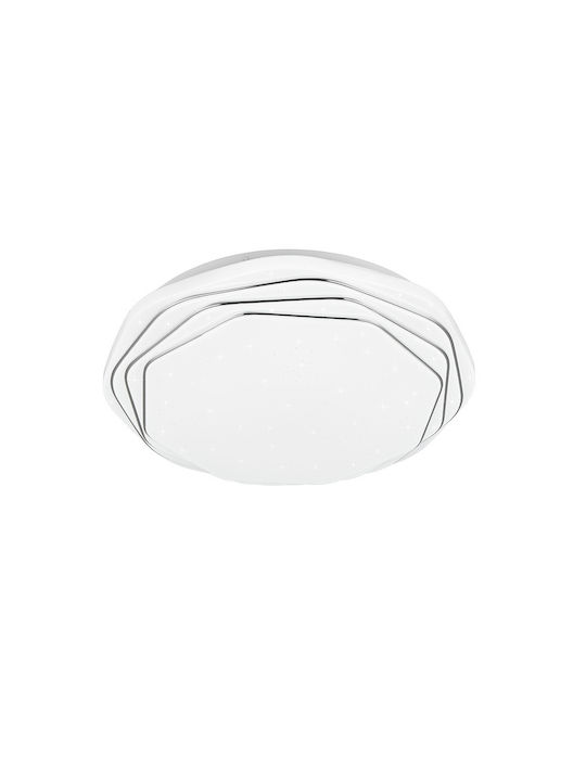 Led Ceiling Light 23 Cm 22w 3000k 4000k 6000k White Metal Acrylic