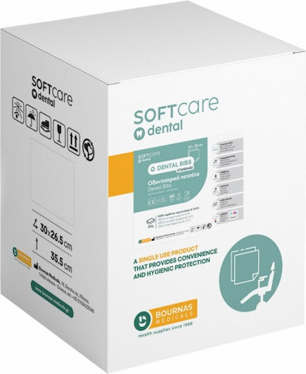 Зъболекарска Кърпа Soft Care Standard Dispenser Сини 500 Бройки