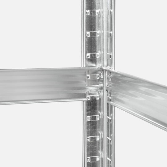Metallregal Lager 150x70x30 Silber