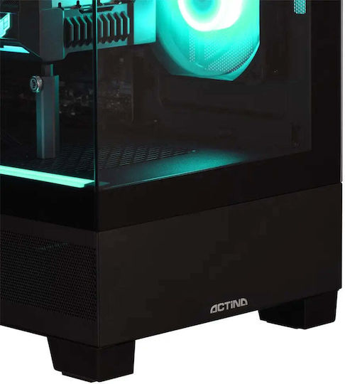 Actina Gaming Desktop PC (Ryzen 7-7800X3D/32GB DDR5/1TB SSD/Radeon RX 9070 XT/No OS)