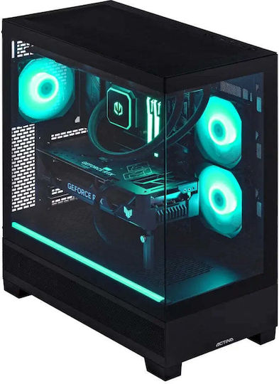 Actina Гейминг Настолен Компютър Ryzen 7-7800X3D 32GB DDR5 1TB SSD Radeon RX 9070 XT W11 Home