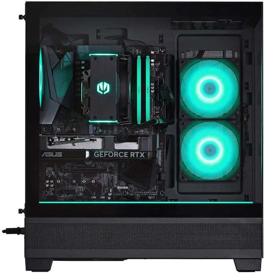 Actina Гейминг Настолен Компютър Ryzen 7-7700 32GB DDR5 1TB SSD GeForce RTX 5060 Без Операционна Система