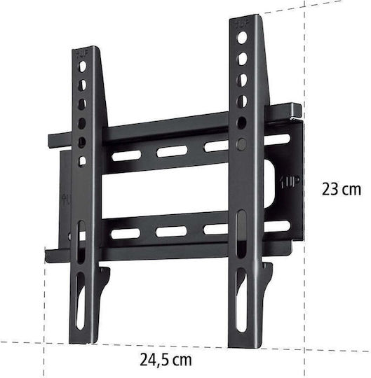 HAMA 00220803 Suport TV de perete până la 25kg Negru