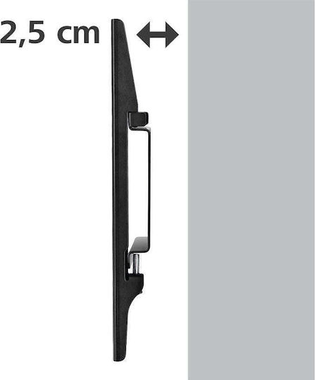HAMA 00220803 Suport TV de perete până la 25kg Negru