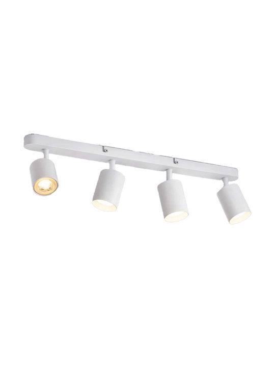 Joom Chandelier 4xgu10 Linear Projector White