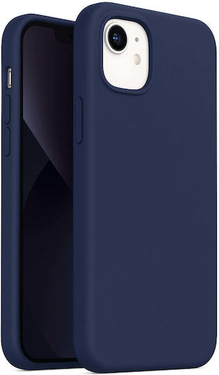 Husă Silicon Mobicase iPhone 6 Plus 6s Plus Albastru Închis 2mm Soft Matte