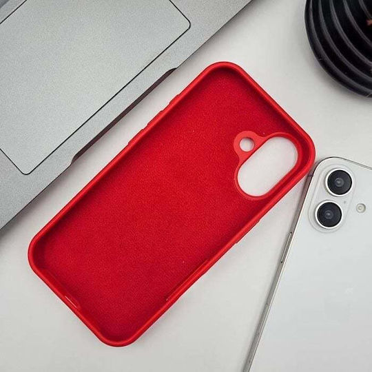 Silikon Handyhülle Mobicase iPhone 17 Pro Max Rote 2mm Weiche Mattierung