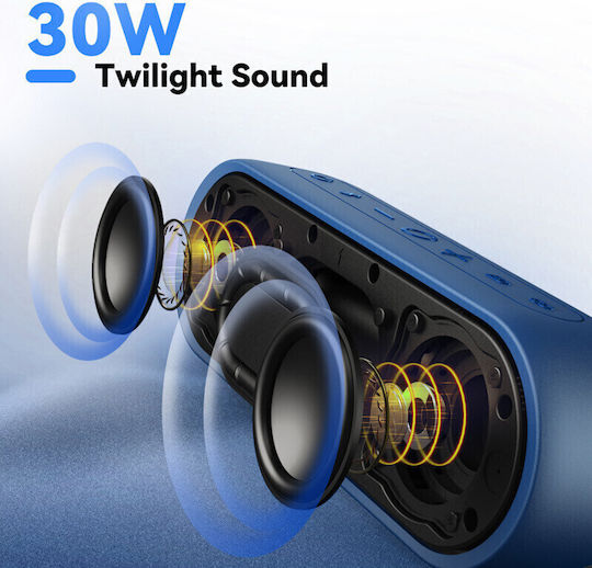 Xsound Plus BTS65 Bluetooth Speaker 30W Blue