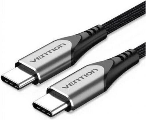 Vention USB 2.0 Кабел USB-C Мъжки - USB-C 100W Захранване PD Сив 2м TRWHH