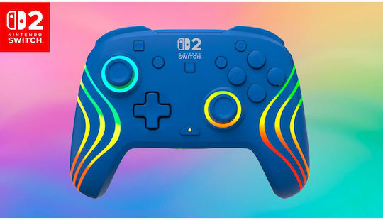 Turtle Beach Afterglow Wave Ασύρματο Gamepad για Switch 2 Μπλε